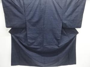 本場結城紬男物着物アンサンブル・長襦袢・兵児帯セット(杢)(長身キングサイズ)